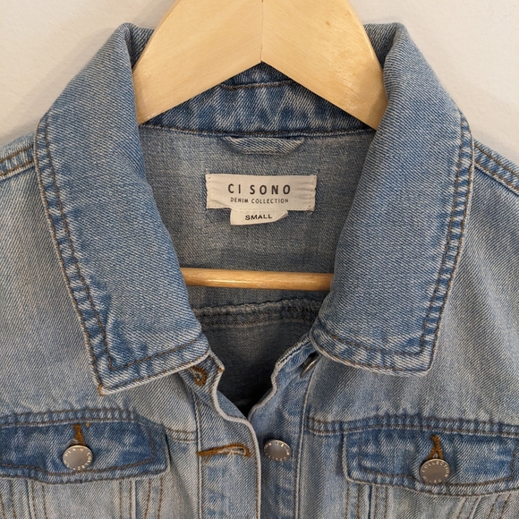 Ci Sono Denim Jacket, Size Small, Excellent Condition - Picture 3 of 8